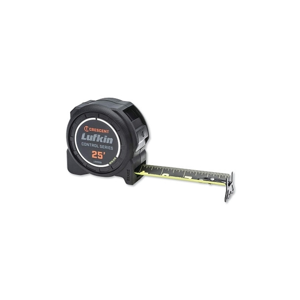 Command Control Series™ Tape Measure, 1-3/16 in W x 25 ft L, Black Hi-Viz Green Markings Blade