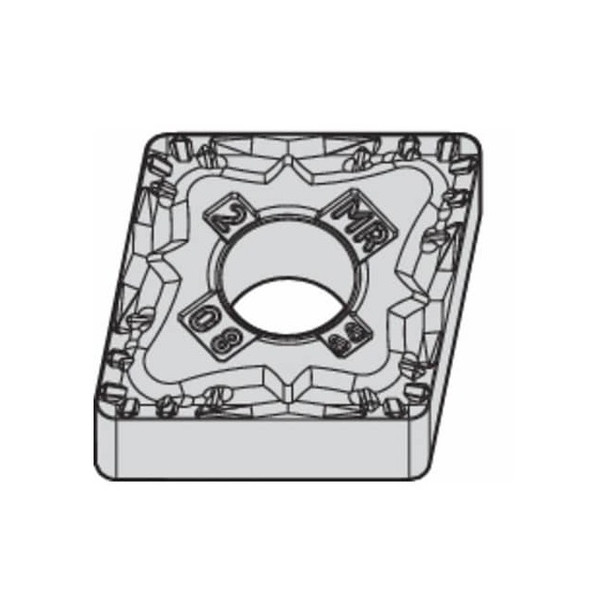 Widia Diamond Turning Insert, Diamond, 4, CNMG, 1, Carbide 4170043 Pack of 10