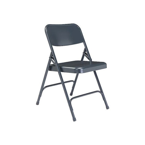 National Public Seating Folding Chair,Blue,18-1/4 In.,PK4 204