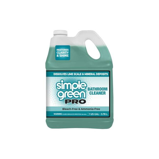 Simple Green Bathroom Cleaner,1 gal,Jug,Unscented 1710100451128