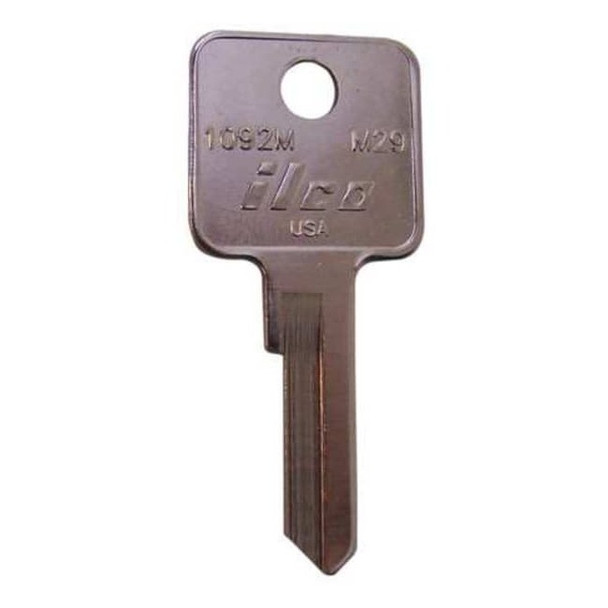 Kaba Ilco Key Blank, Brass, 1092M-M29, PK10 1092M-M29