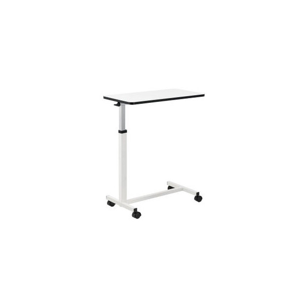 Global Industrial Overbed Table With H-Base White Laminate Tabletop