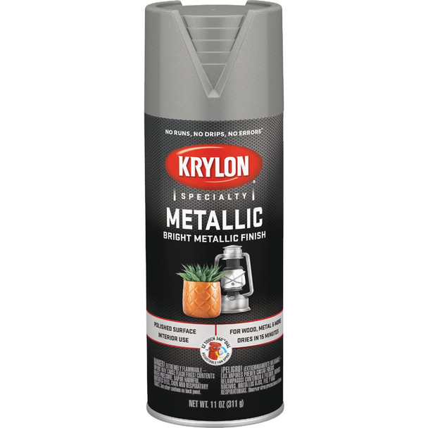Krylon Premium Chrome Aluminum Metallic Spray Paint K01404777