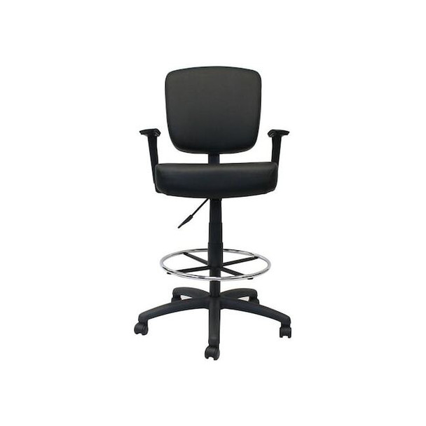 Boss Office Products Drafting Chair,46 1/2 in H,Black B1681-BK