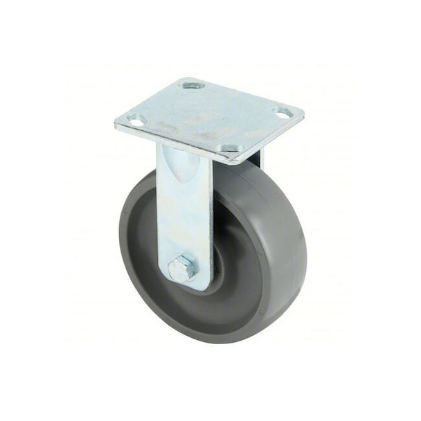 Rwm Plate Caster,Rigid,Nylon,7 1/2"H 48-GTB-0620-R