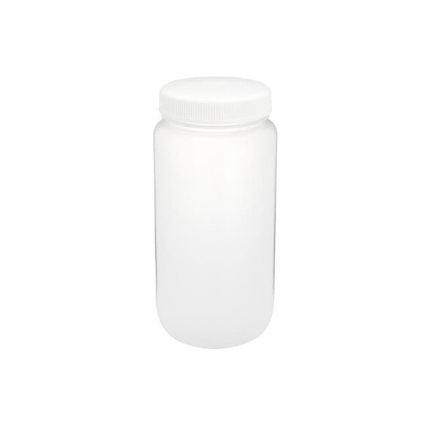 Globe Scientific Bottle, Wide Mouth, Round, PP, 2L 7002000