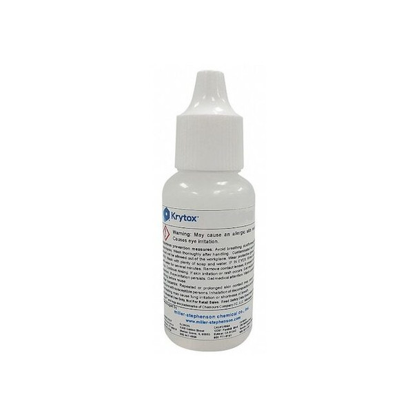 Krytox Lubricant, 1 oz., Dropper Bottle, PFPE, Colorless LBBGPL103