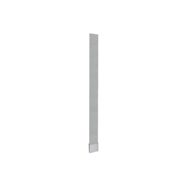 82" x 7" OHB Partition Pilaster, Polymer, Gray