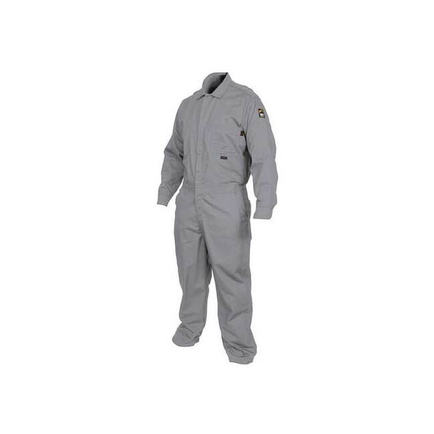 Coverall, 8.7 cal/sq cm ATPV, XL, MaxComfort(TM), Snap Closure, Zipper Closure