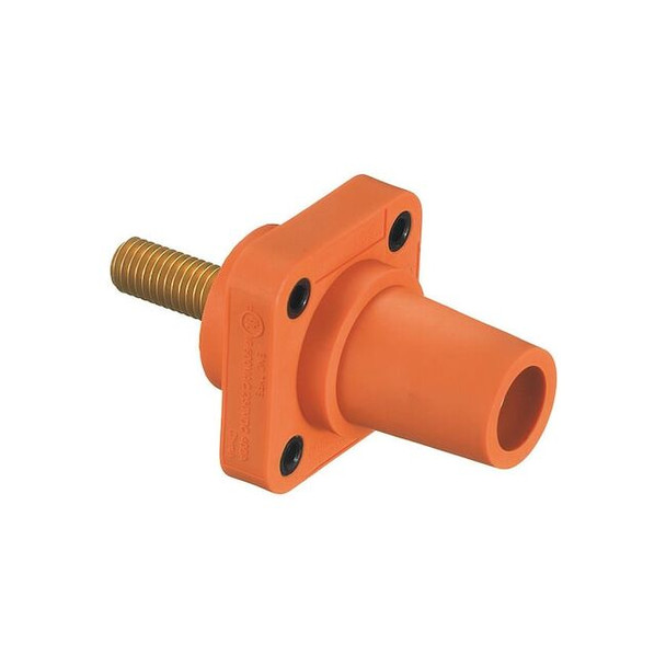 Receptacle, Orng, Female, Stud, Taper Nose