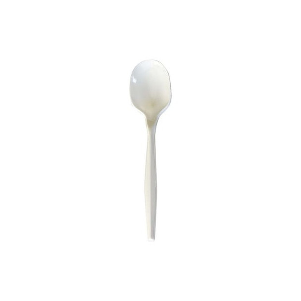 Boardwalk Disposable Soup Spoon,White,PK1000 BWKSOUPMWPP