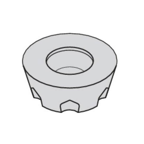 Widia Round Milling Insert,12.00mm,Carbide 2012600 Pack of 5