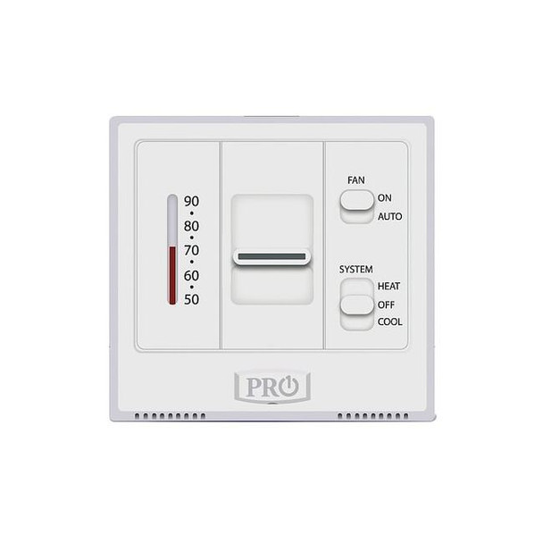 Pro1 Iaq Low Voltage Thermostat, Wall Mount, Hardwired, 24VAC T501M
