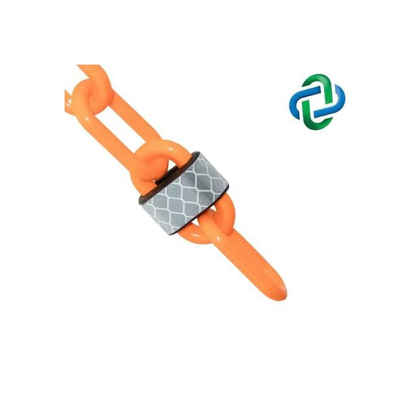 Manufacturer Varies Plastic Chain, Hi-Vis Orange, Unfinished, Outdoor 52012-25