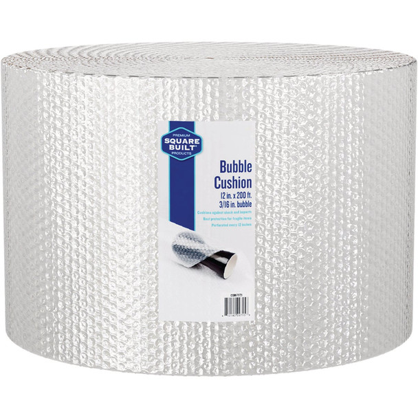 Square Built 12 In. x 200 Ft. x 3/16 In. Thick Bubble Cushion Wrap