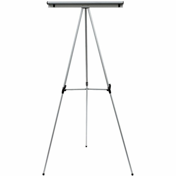 Lorell Presentation Easel - Silver - For Presentation - Lightweight - 1 Each