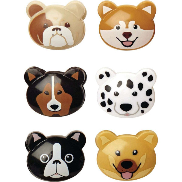 Kikkerland 1 In. x 4 In. Dog Bag Clip (6-Pack) BC43-A