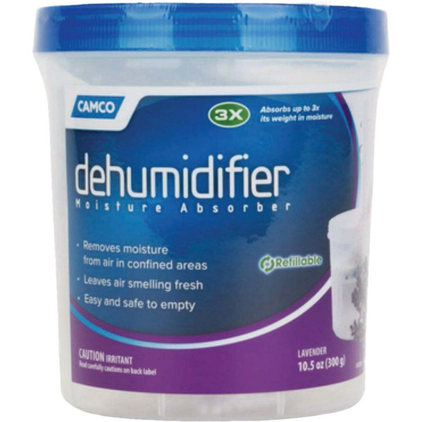 Camco 10-1/2 Oz. Lavender Moisture Absorber Refillable Bucket 44280