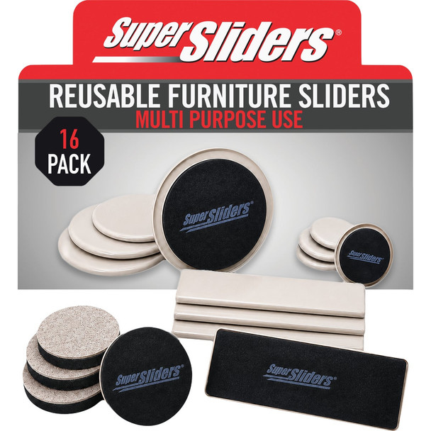Super Sliders Furniture Glide Moving Kit (16-Piece) 4712921SL