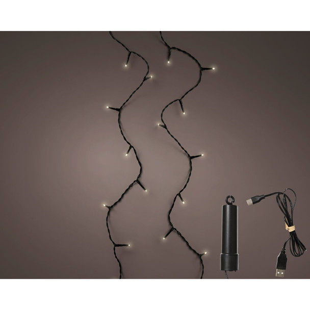 Lumineo Duracharge 24.3 Ft. Multi LED Rechargeable Light Set 9490284