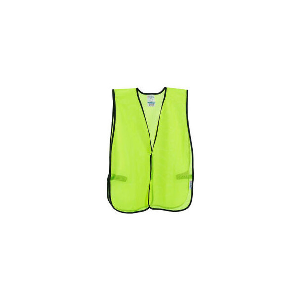 Global Industrial Hi-Vis Safety Vest Mesh Lime One Size