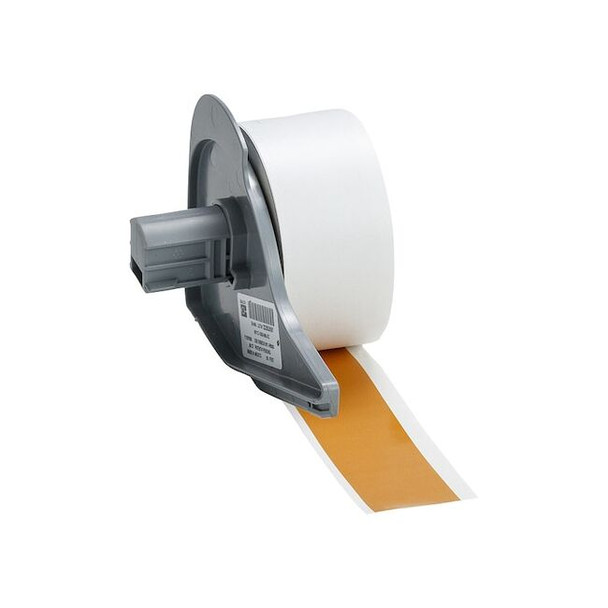 Brady ContinuousLabelStock,Ochre,Gloss,1inW M7C-1000-595-OC