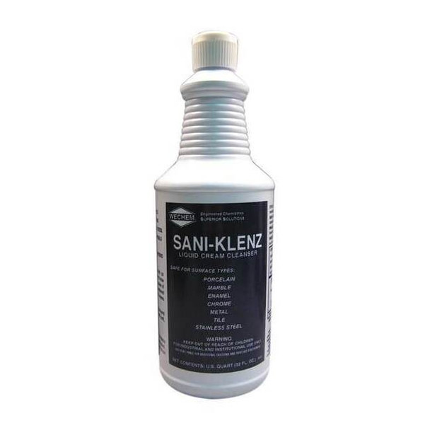 Wechem Sani Klenz Liquid Cleanser, Tub, Mint, 12 PK D550Q