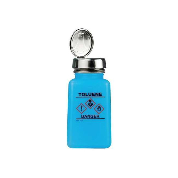 Menda Dispensing Toluene Bottle,6 oz.,Blue 35760