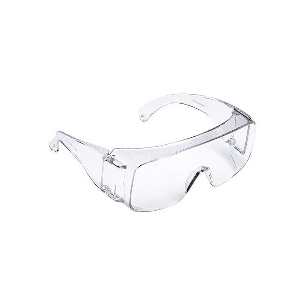 3m Tour-Guard, Safety Glasses, Uncoated, Gray Lens, Clear Frame, Frameless 56390