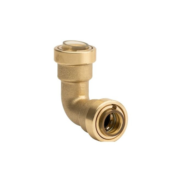 Quickfitting Elbow,Brass,Push-Fit1/2",Push-Fit1/2" HV-SE-0500
