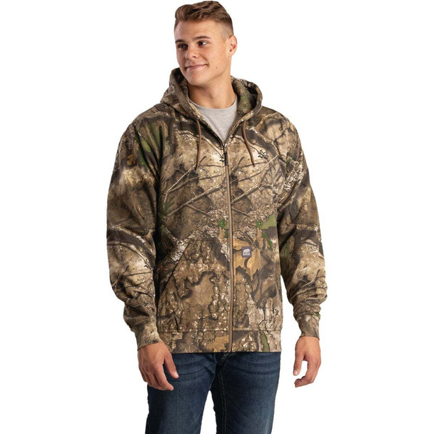 Berne Heritage Men's XL Realtree Thermal-Lined Full-Zip Hooded Sweatshirt
