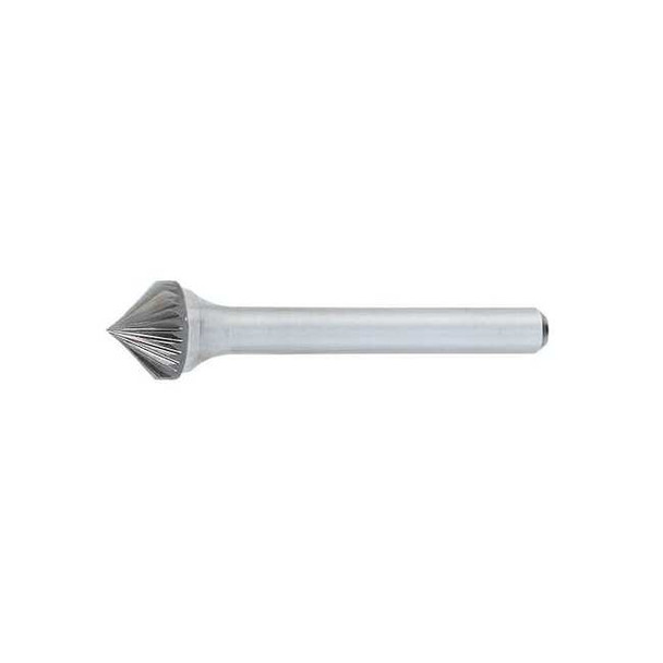 Osg Carbide Bur,90 deg. Cone,3/4 in. 949-7500