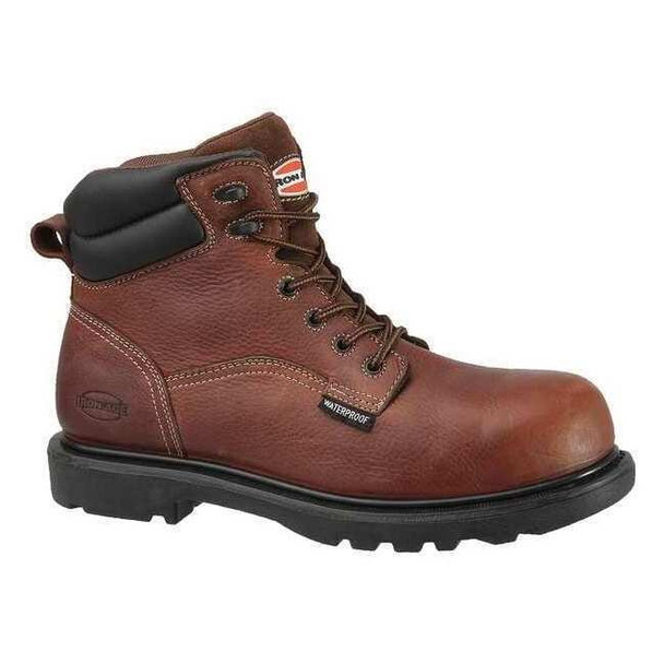 Hauler, Men's 6-Inch Work Boot, Composite Toe M, Leather, 6 in Height, Brown