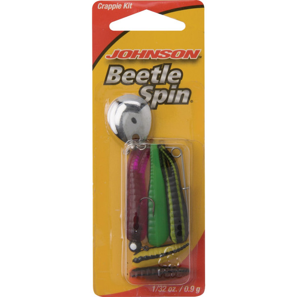 Johnson 1 In. Beetle Spin Crappie Buster Fishing Lure (5-Pack) CB1/32ASST