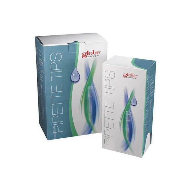 Globe Scientific Pipette Tip,0.1 to 20uL,45mm H,PK1000 150040