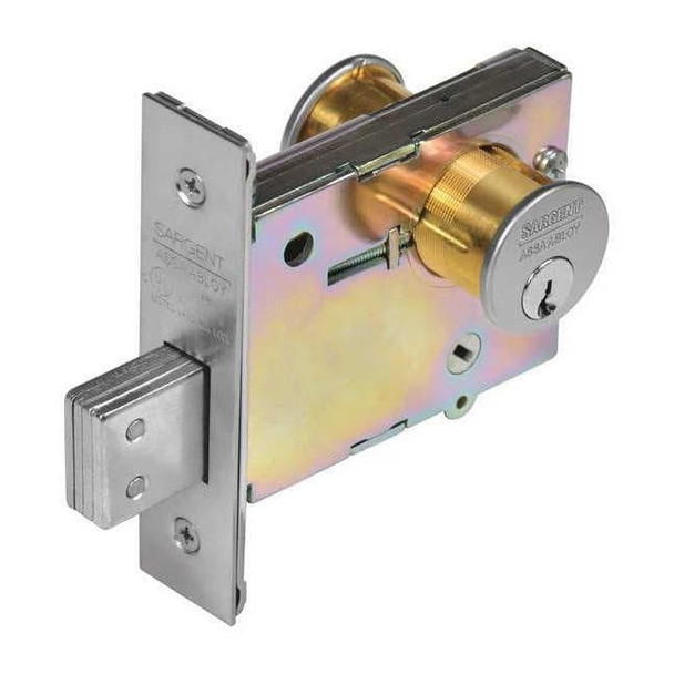 Sargent Deadbolt,Double Cylinder,Satin Chrome 4874 26D