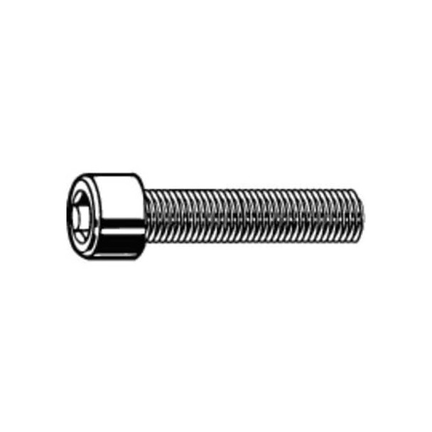 1/2"-20 Socket Head Cap Screw, Socket, Zinc Plated Steel, 1-1/2 in Length, 10 PK