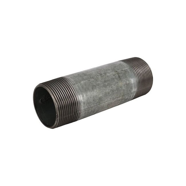 2-1/2" MNPT x 8" TBE Galvanized Steel Pipe Nipple Sch 40