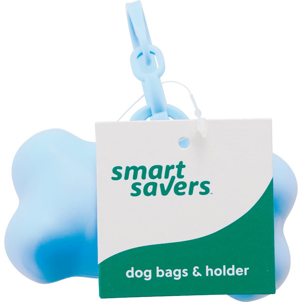 Smart Savers Dog Bags with Holder am065 Pack of 12