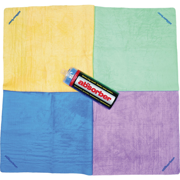 CleanTools The Absorber XL 29 In. x 18 In. Chamois Cloth, Assorted Colors 34900