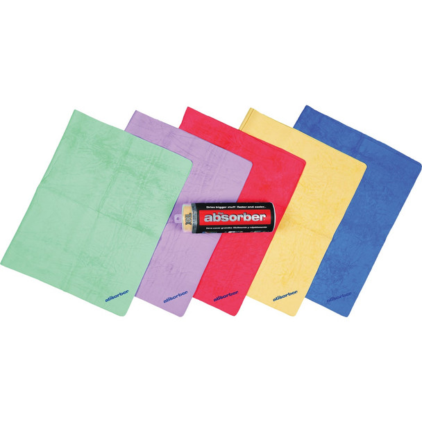 CleanTools The Absorber XXL 32 In. x 20 In. Chamois Cloth, Assorted Colors 34910