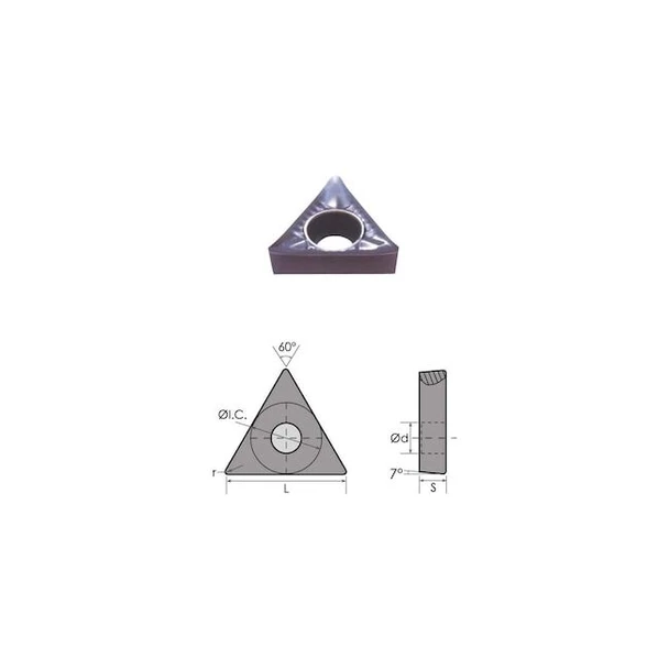 Hhip TCGX 21.52 LH Carbide Insert For Aluminum 6057-0112 Pack of 2