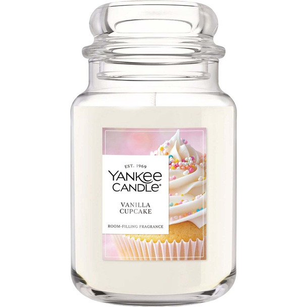 Yankee Candle 22 Oz. Vanilla Cupcake Large Jar Candle 2654292W