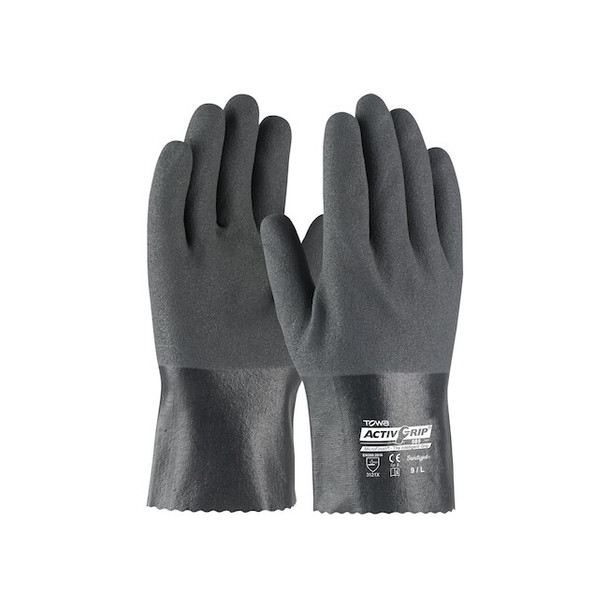 Pip Chemical Resistant Gloves, Nitrile, 10 in L, XL, 1 PR 56-AG585/XL