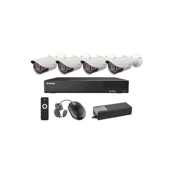 Vitek Surveillance Systems,2 TB,12V DC,TVI VT-TH5KT42TB-2