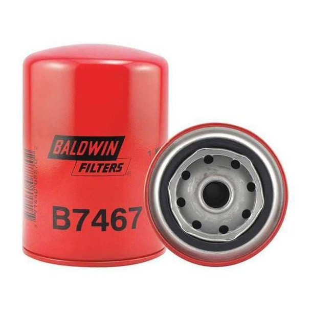 Baldwin Filters Oil Fltr, Spin-On, 5-3/8"x3-11/16"x5-3/8" B7467