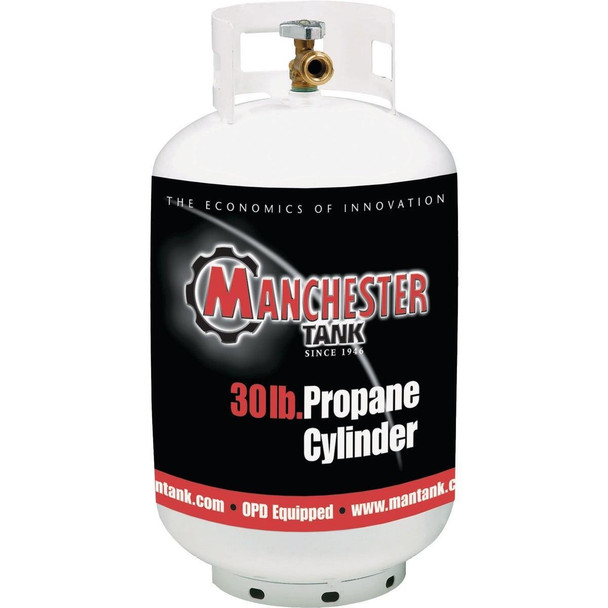 1160TCTH.7 Manchester Tank and Equipment 30 Lb. Capacity Steel TC/DOT Vertical LP Propane Tank