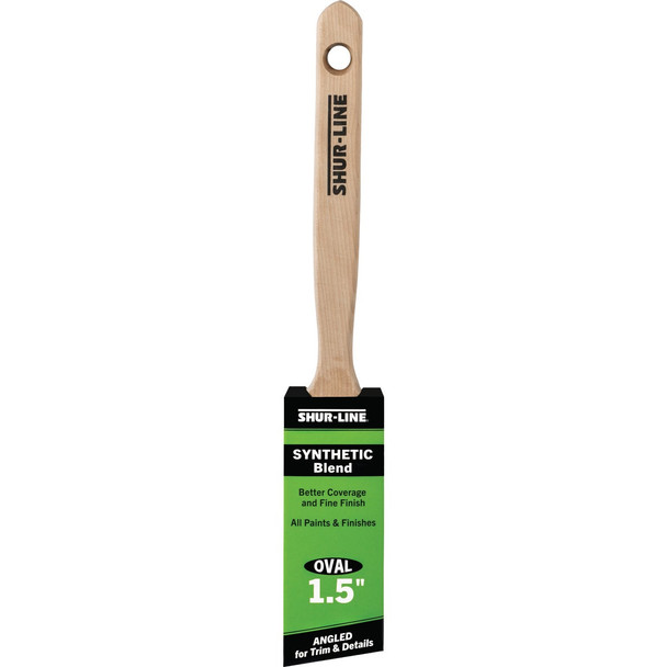 Shur-Line Better 1 1/2 In. Oval Paint Brush 30032210