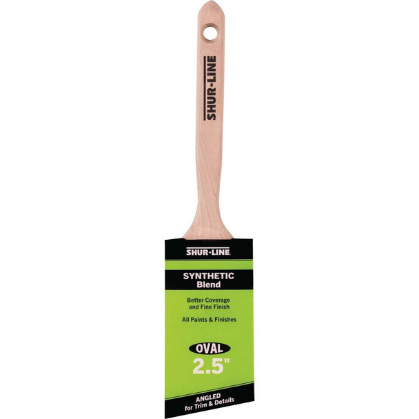 Shur-Line Better 2 1/2 In. Oval Paint Brush 30032212