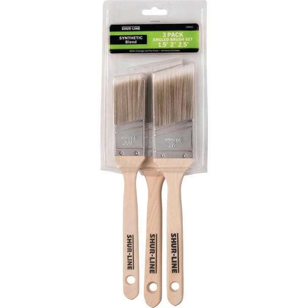 Shur-Line Better Angled Paint Brush Set (3-Pack) 30032209